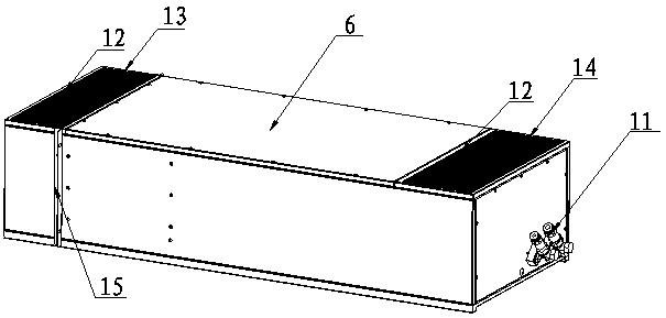 Rack-mounted air-conditioner used in cabinet-type data center