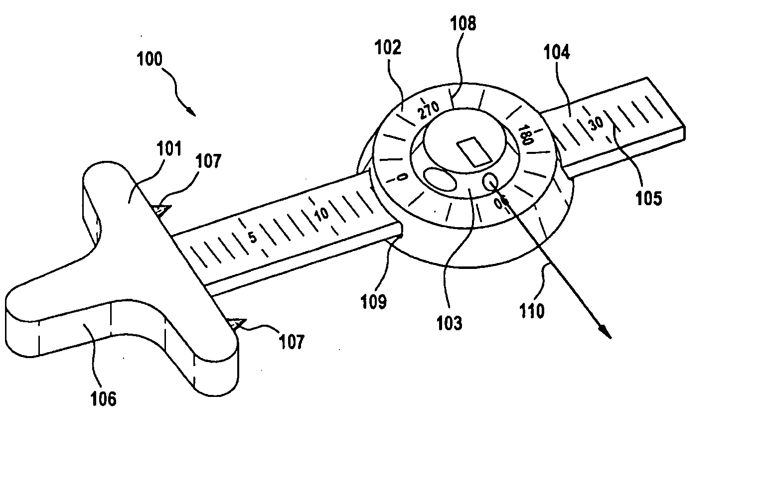 Laser marking device