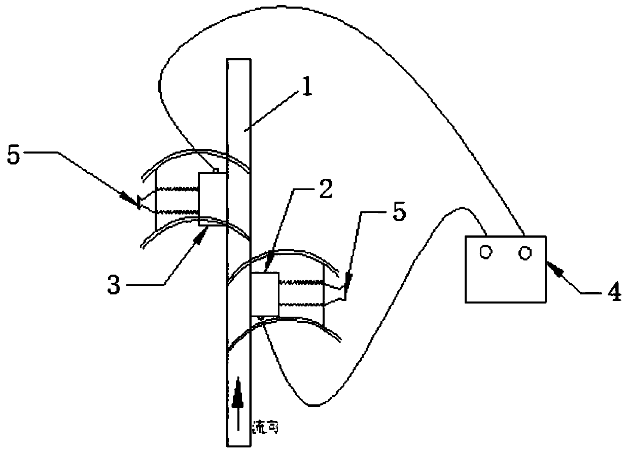 Small pipe diameter closed pipeline water flow ultrasonic measurement optimization method and device