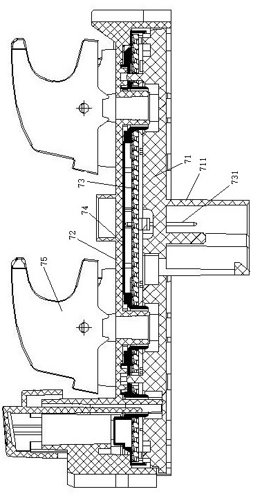 Automobile door and window lift switch assembly