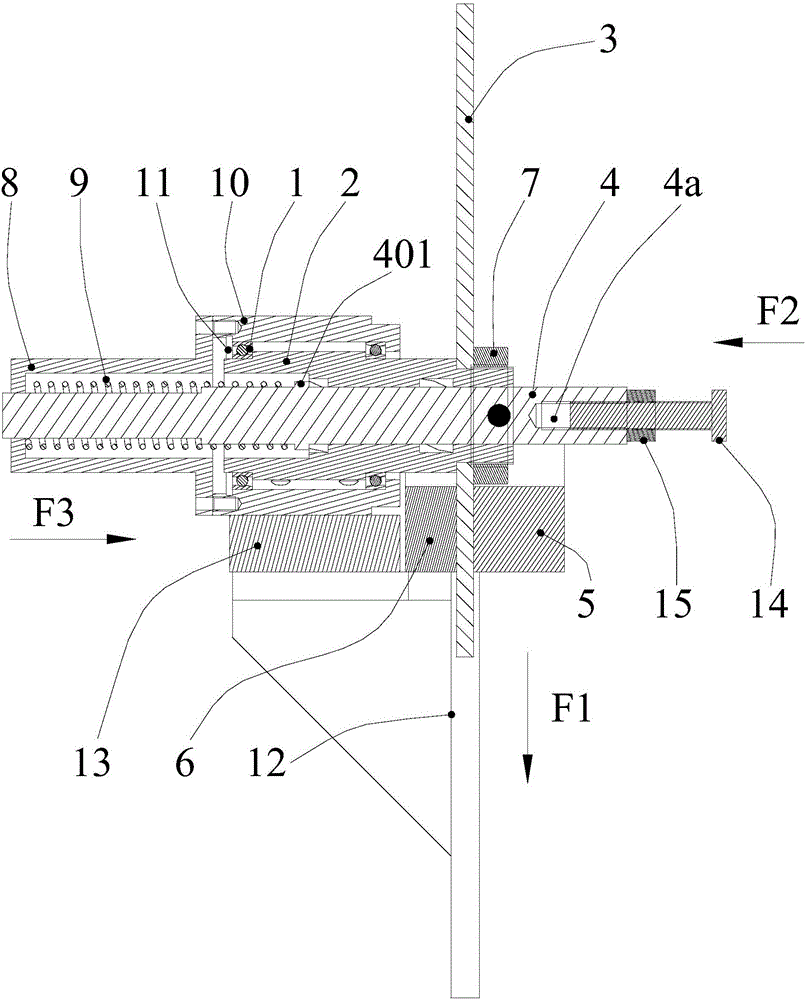 Safe mold picking and placing device