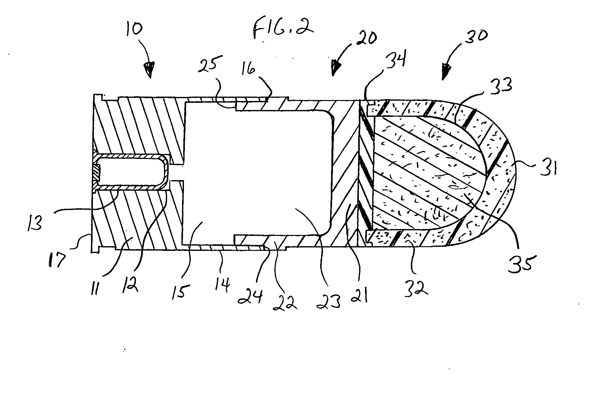 Frangible non-lethal projectile