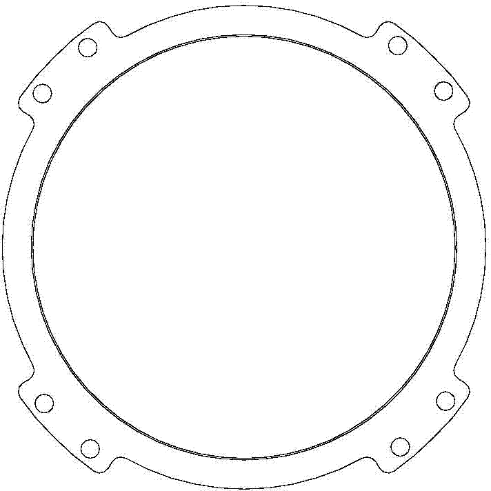 Assembling and disassembling tool for gear shaft round nut