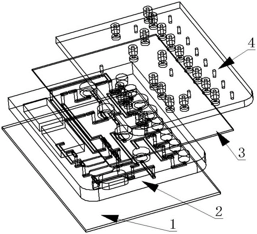 Multifunctional integrated microfluidic nucleic acid analysis chip and preparation and analysis method thereof