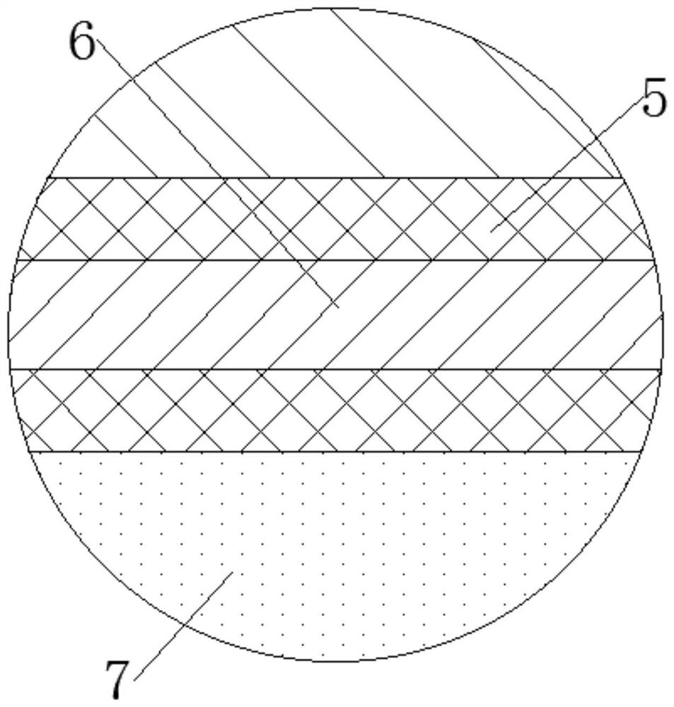 A polymer sheet punching device for the production of automobile rear axle housing