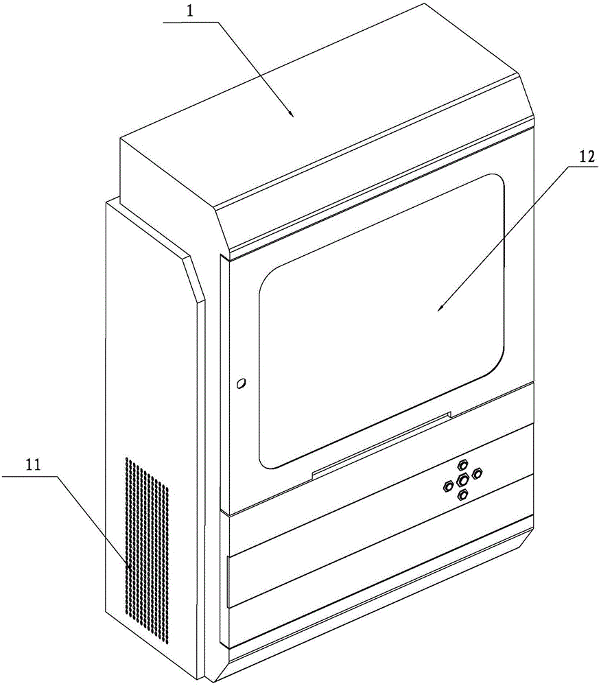 Slide 3D printing device and printing method thereof