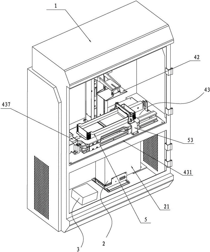 Slide 3D printing device and printing method thereof