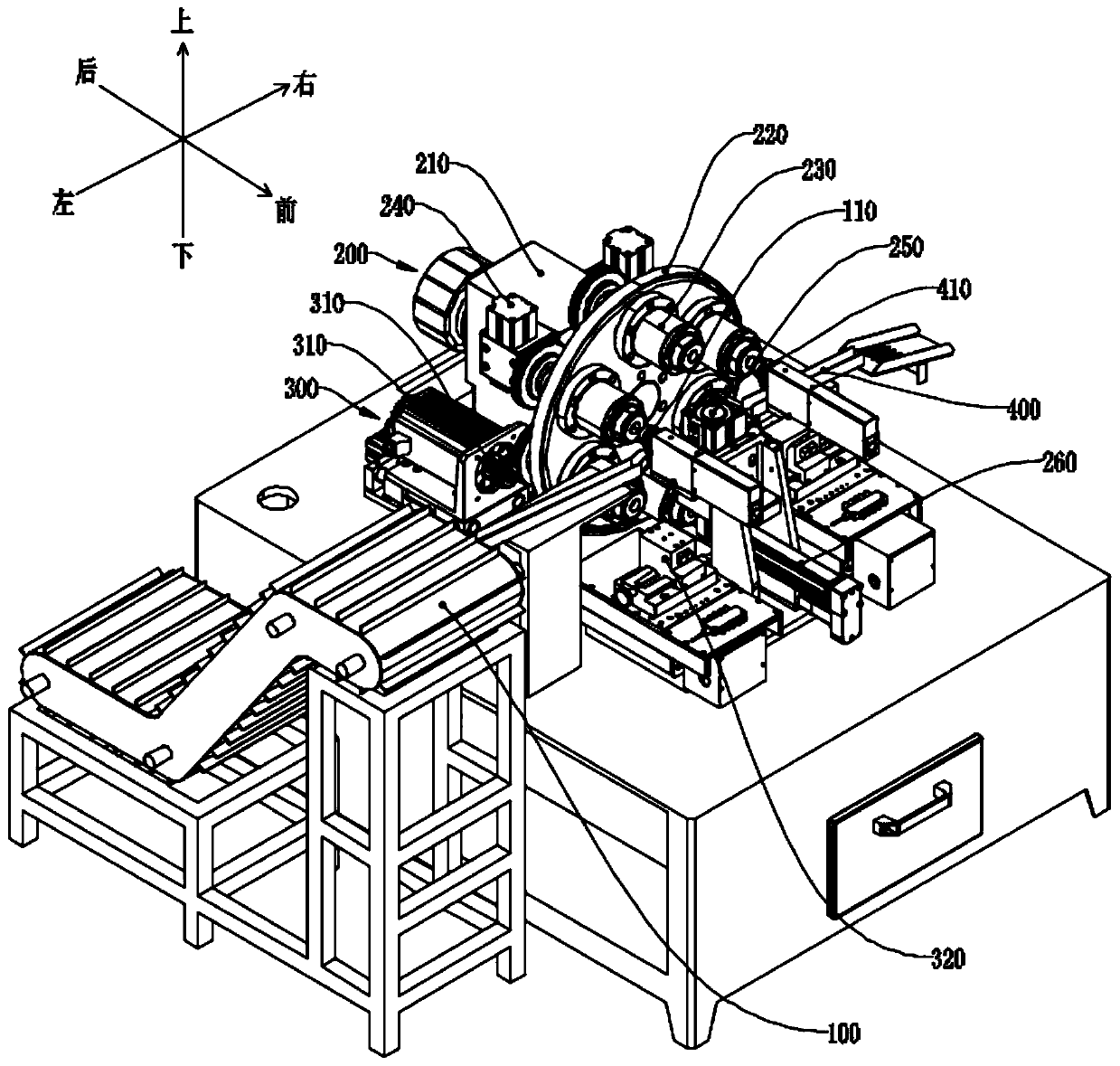 Fully-automatic double-sided chamfering machine