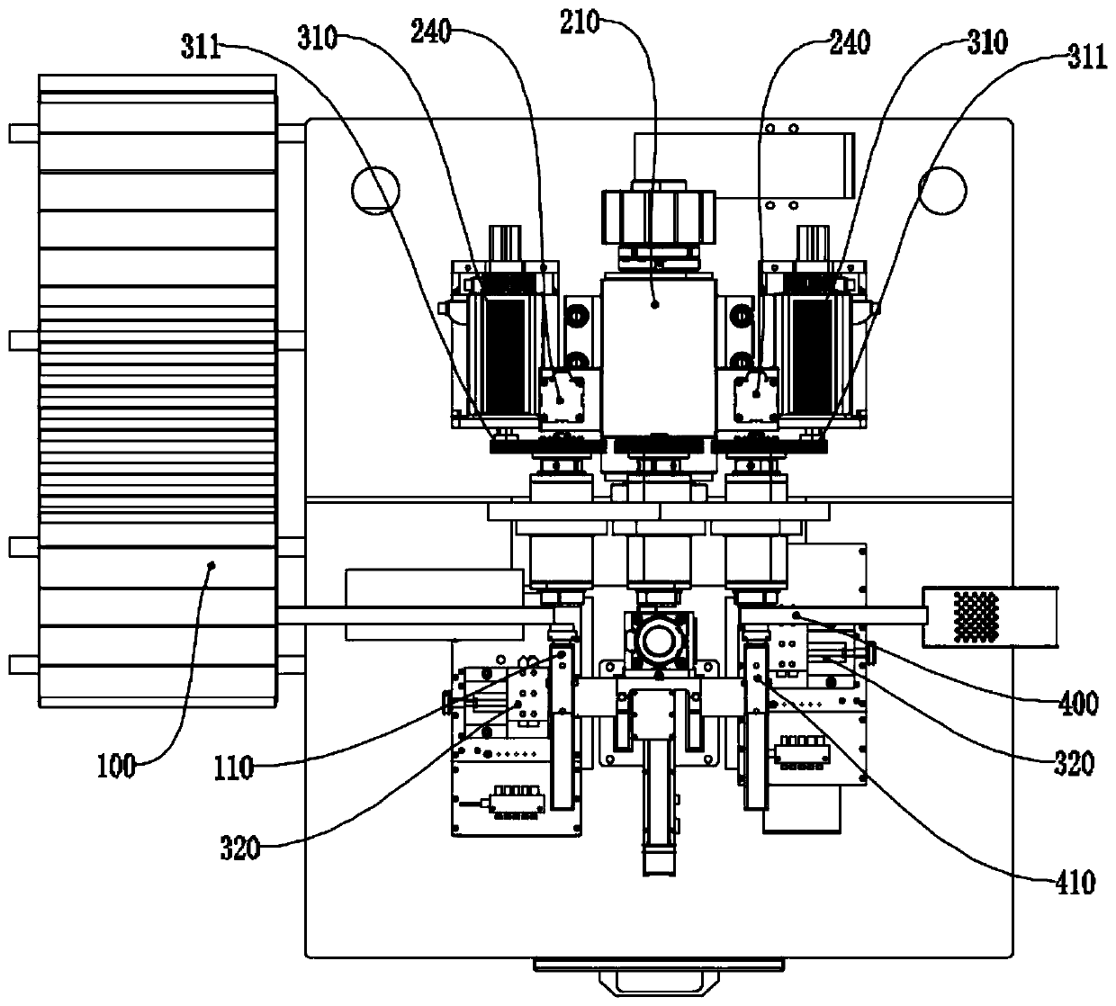 Fully-automatic double-sided chamfering machine