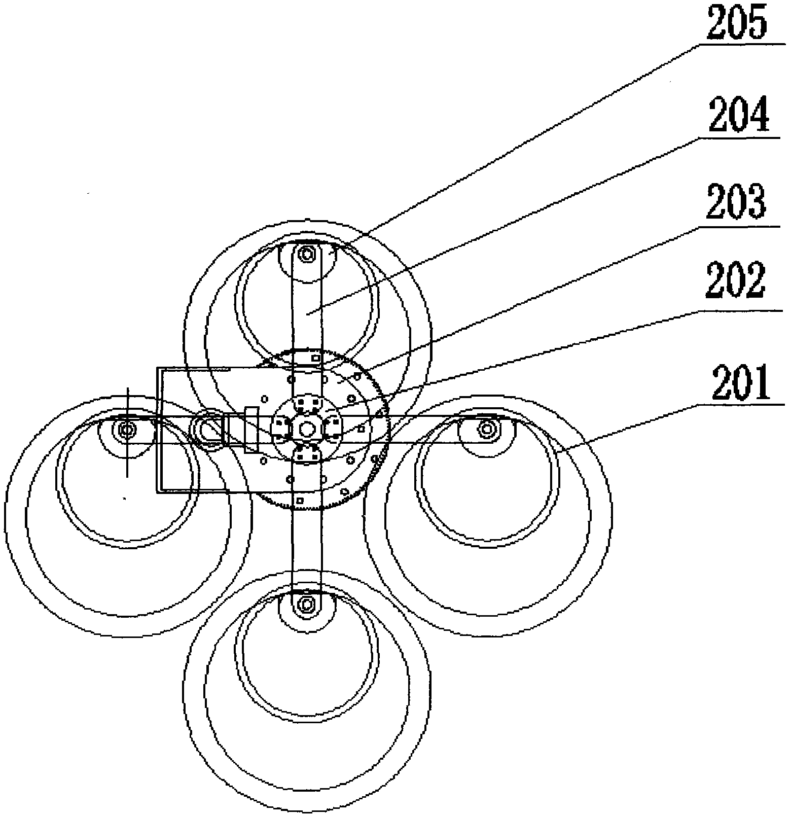 Automatic loading and unloading device of tire building machine