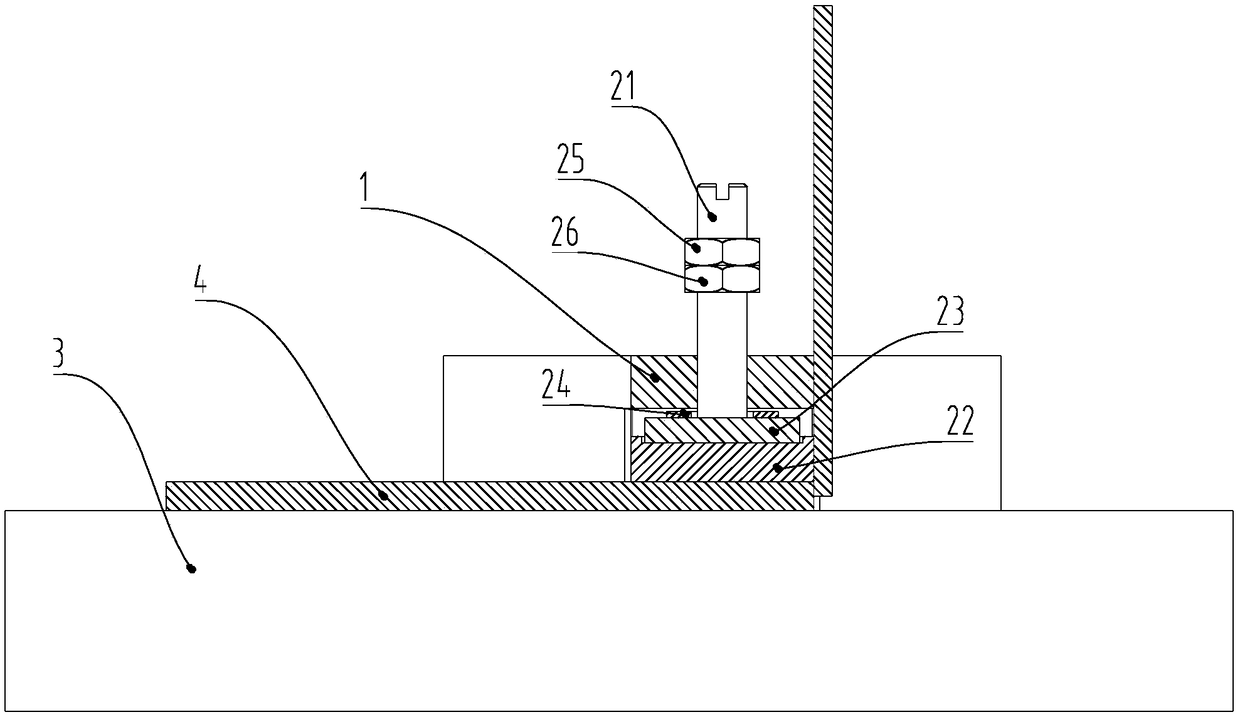 A device for tensile test of power battery module side plate