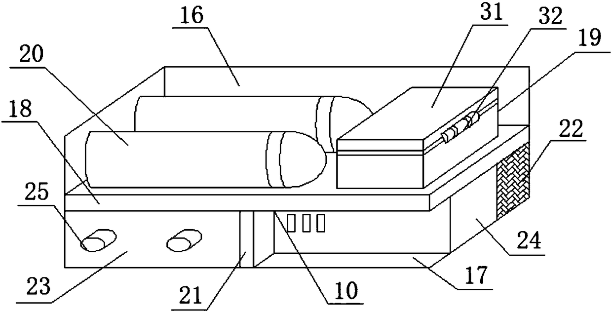 Back device for robot