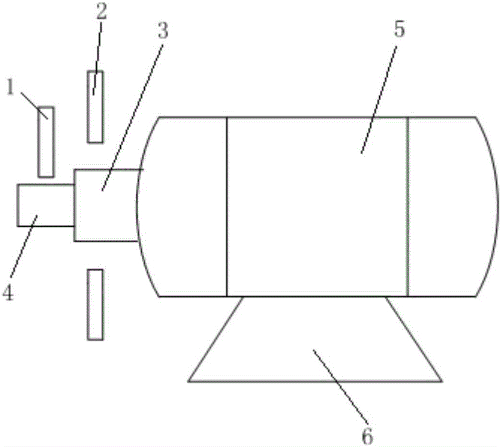 Steam turbine set emergency governor test device