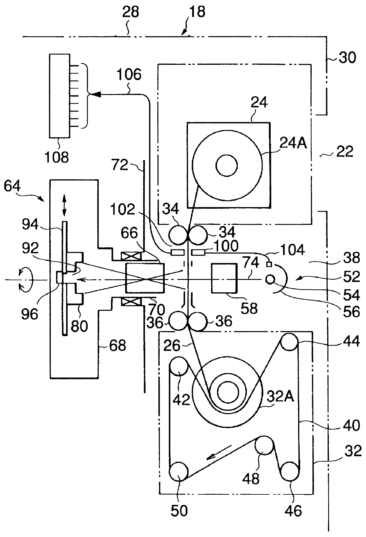 Microfilm search device and method