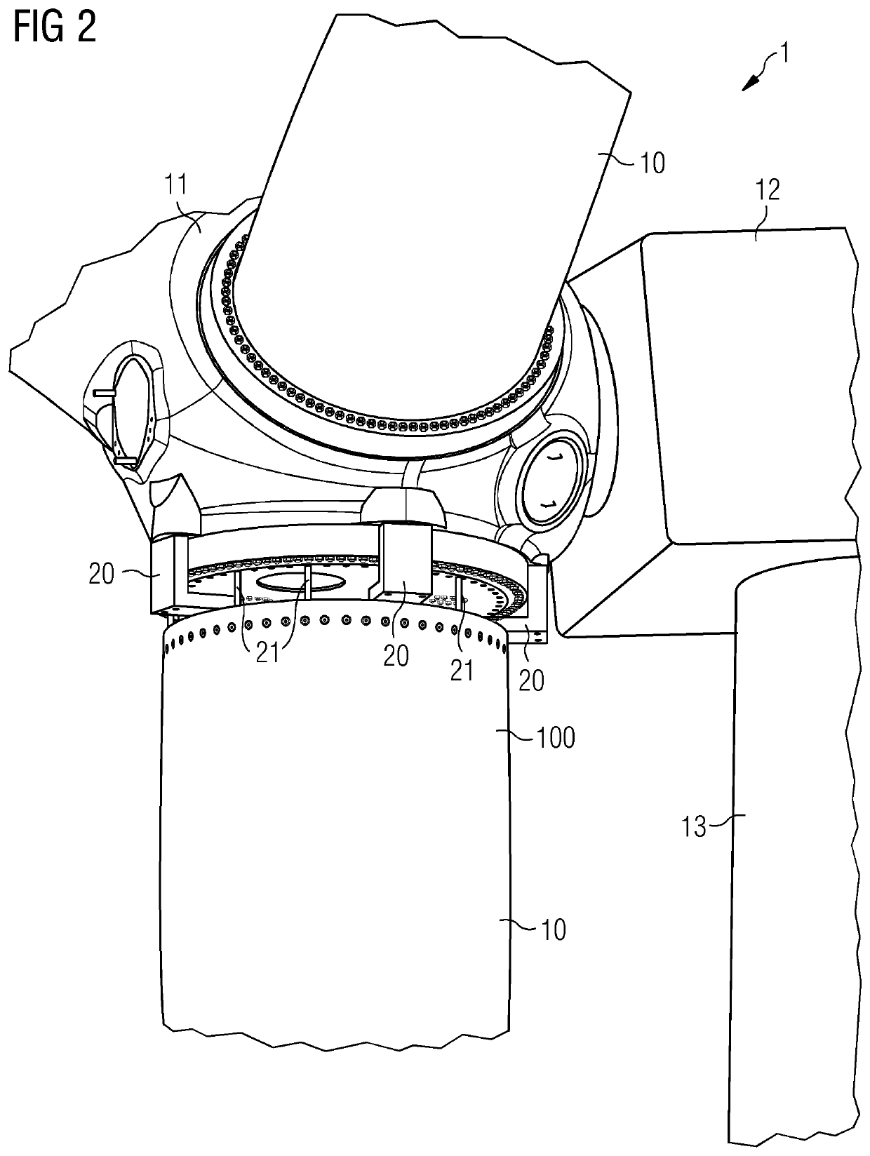 Method of handling a wind turbine rotor blade pitch bearing unit