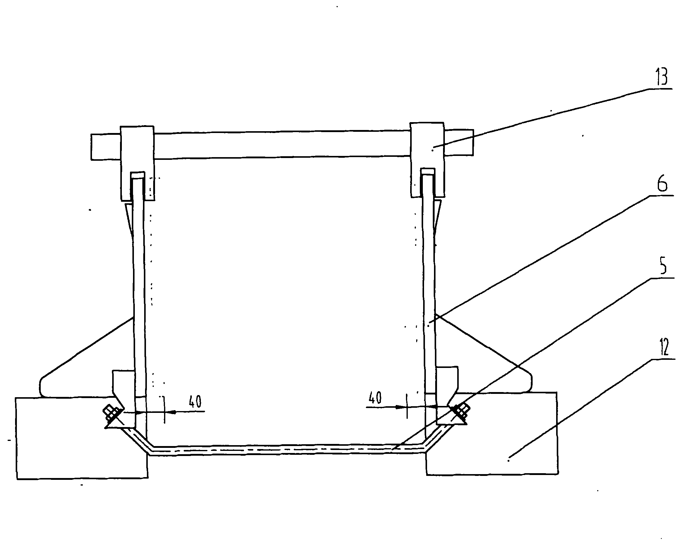 Method for preventing rebound of coil when iron core sheet inserting