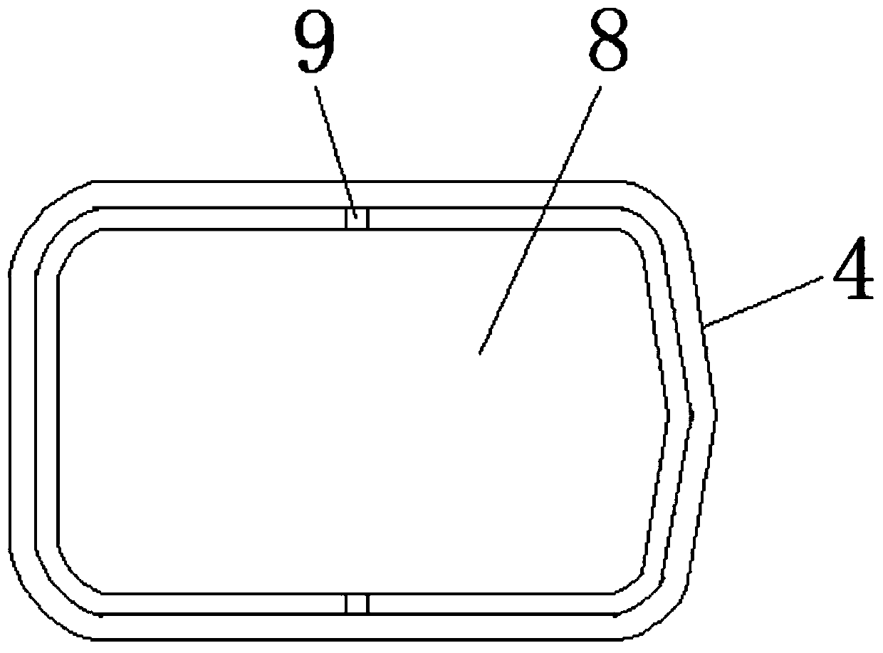 Vehicle rearview mirror with novel structure