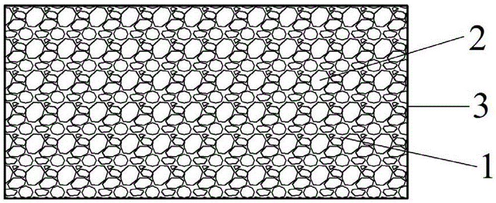 A composite phase change heat storage material