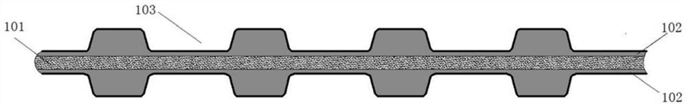 Layered graphite composite bipolar plate and preparation method thereof