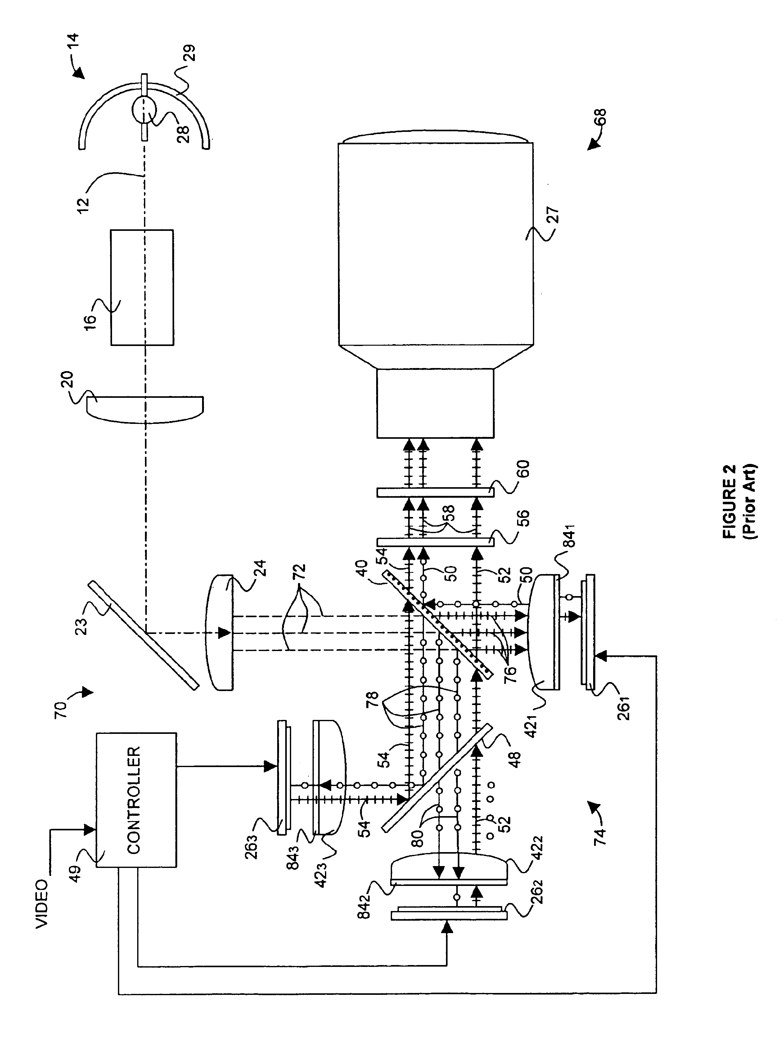 Single-path color video projection systems employing reflective liquid crystal display devices