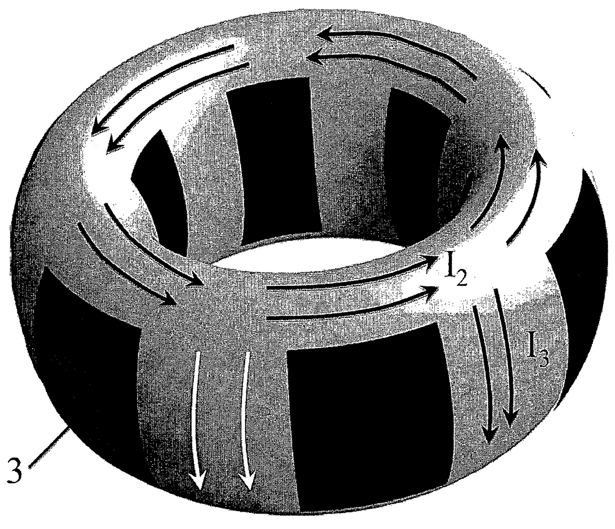 Efficient passive broadband gyrator