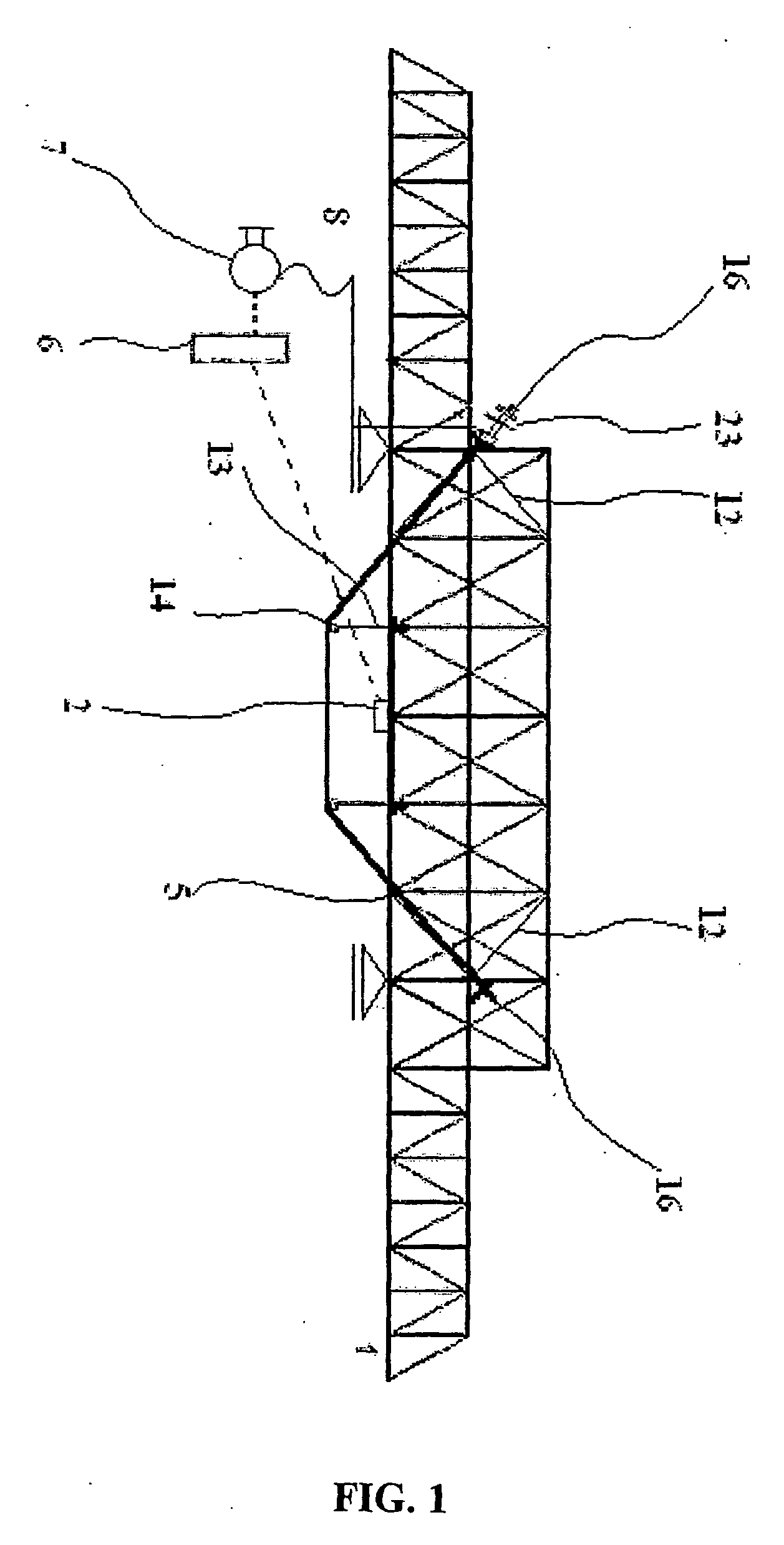 Gantry with auto-adjusting prestressing