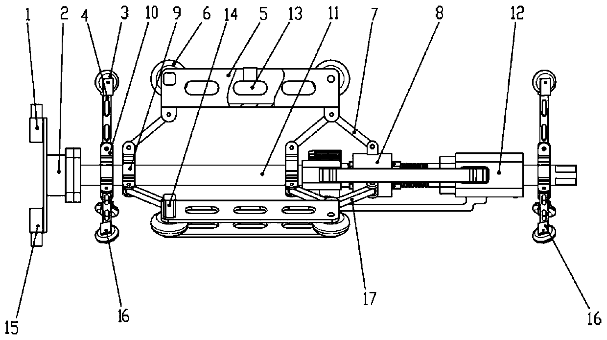 Pipeline panoramic detection robot