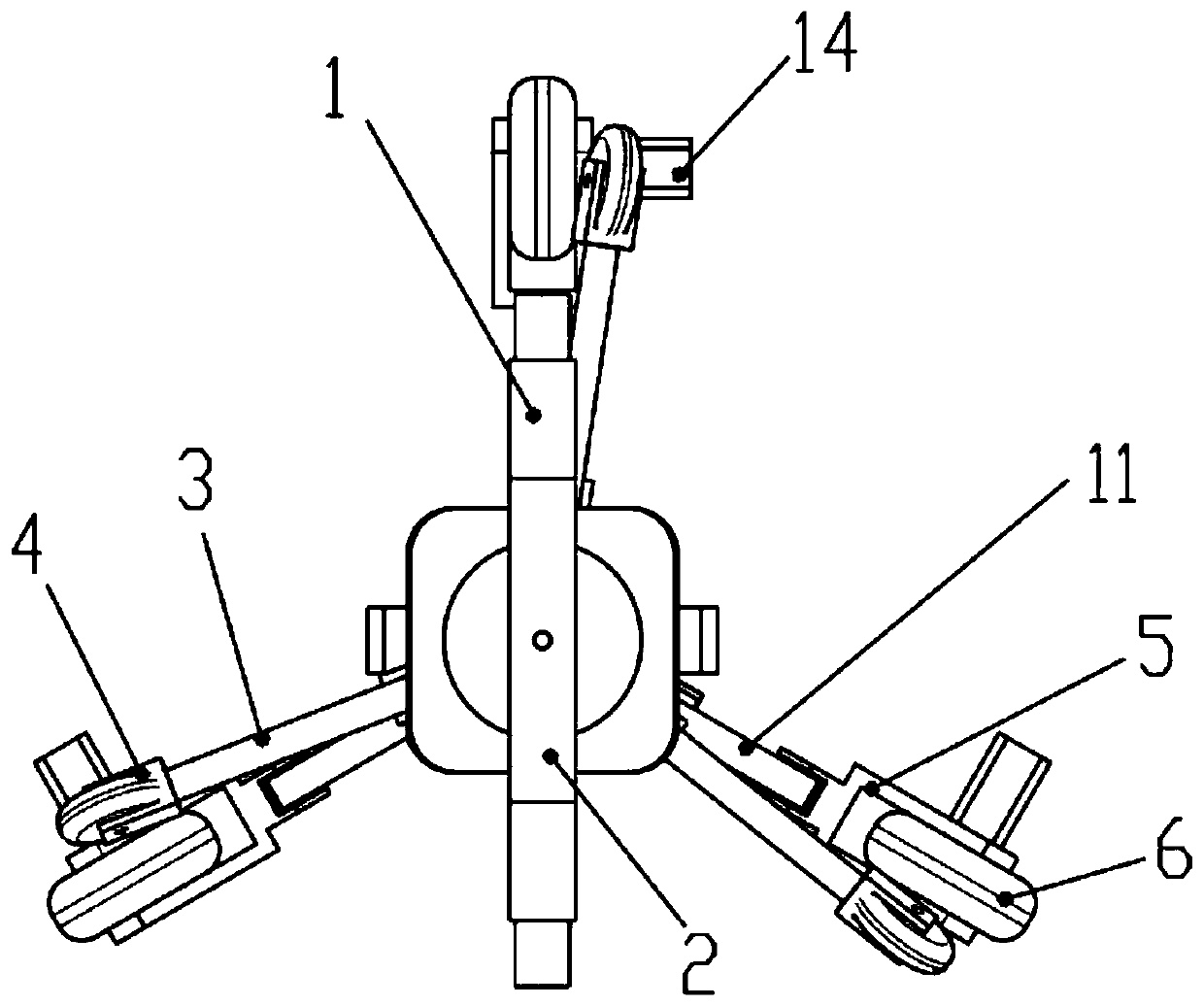 Pipeline panoramic detection robot