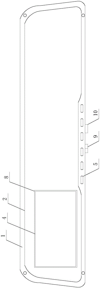 Automobile inside rear-view mirror