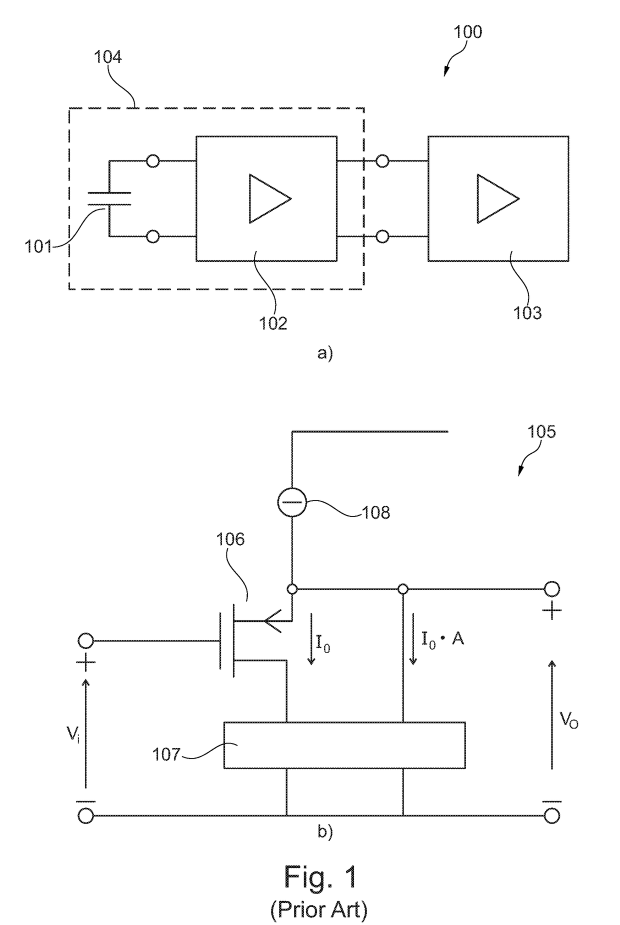 Self-biasing output booster amplifier and use thereof