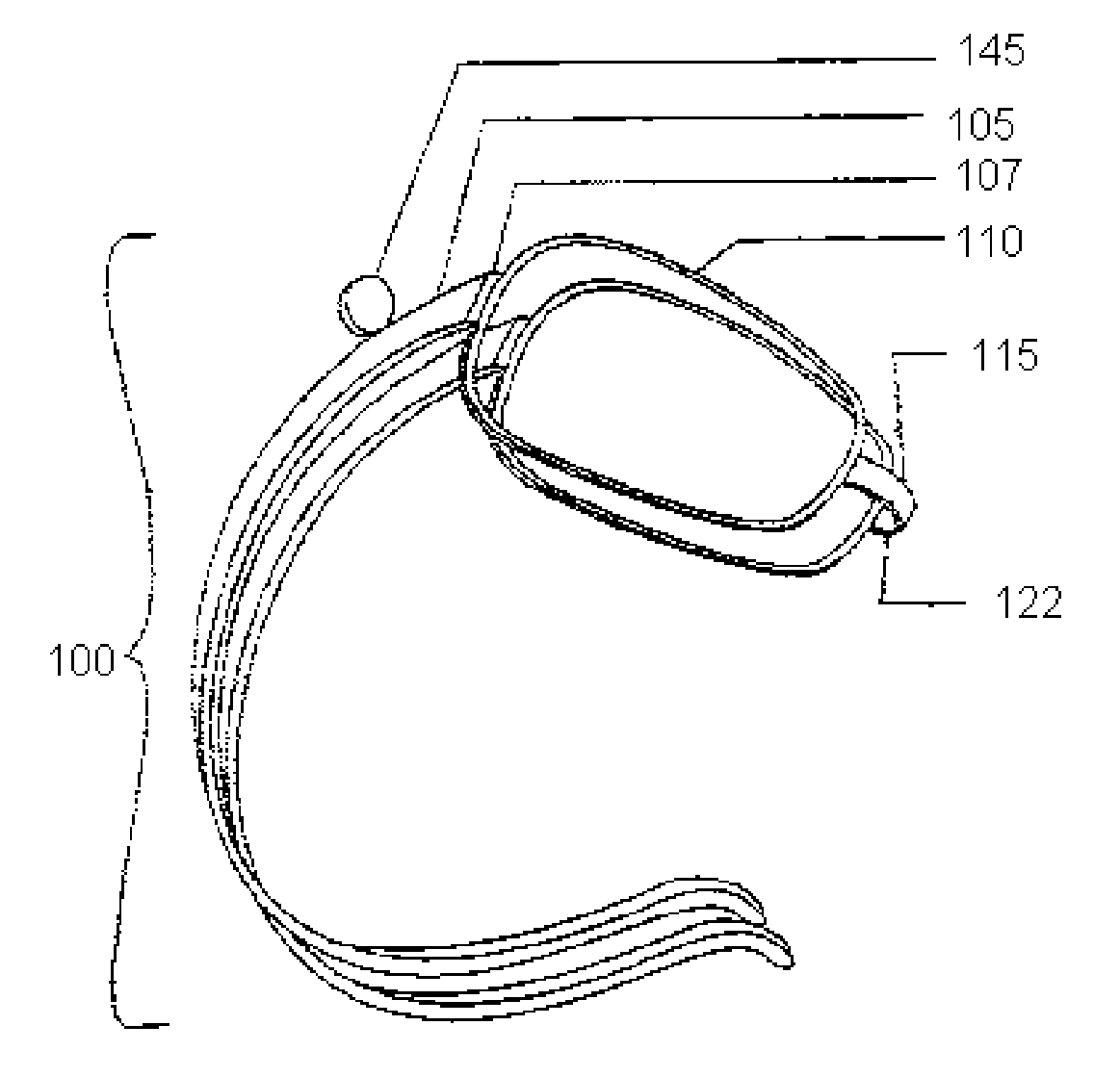 Eyewear Frame and Storage Mechanism