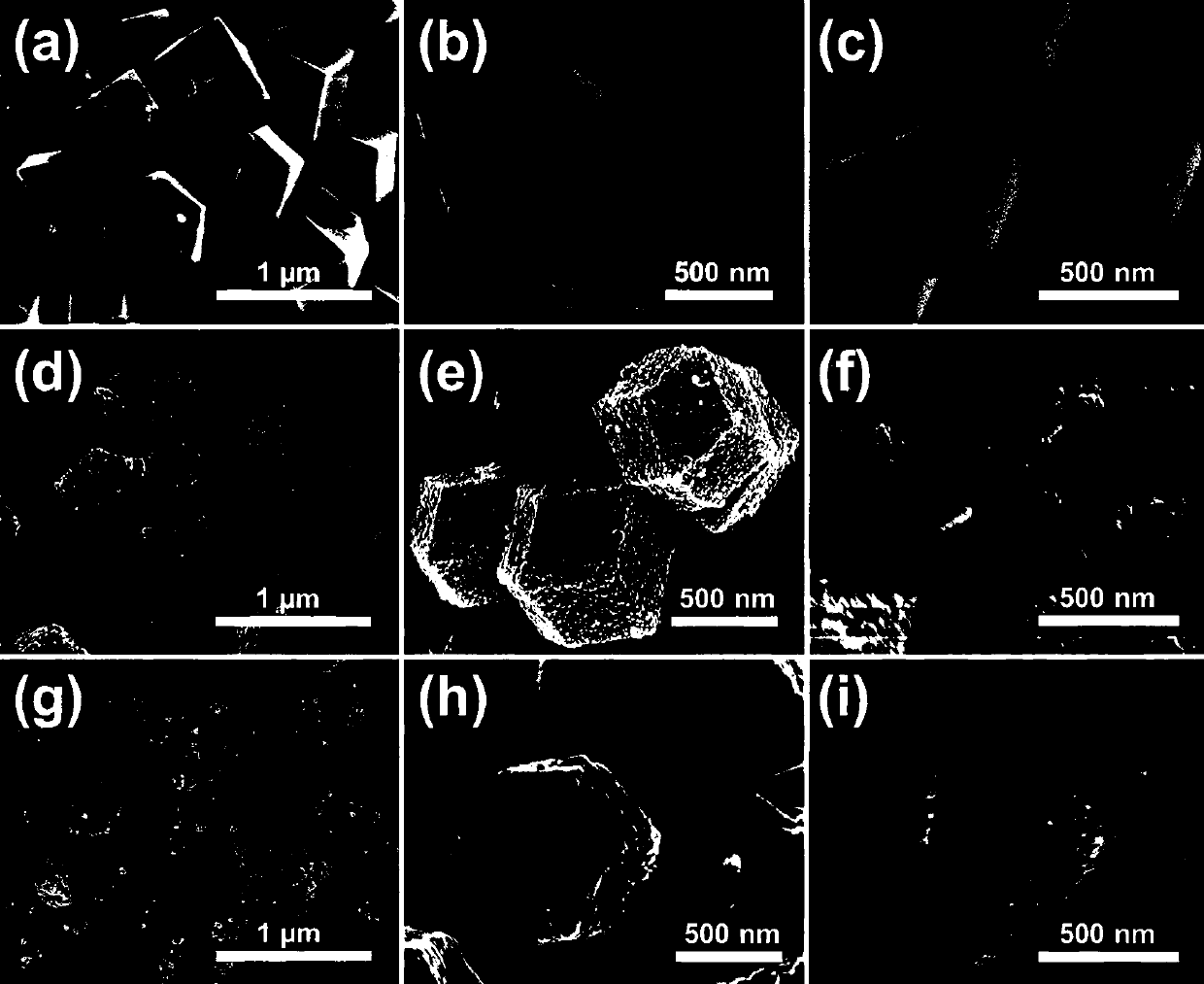 Preparation method of nitrogen and carbon doped cobalt molybdenum sulfide counter electrode catalyst with adjustable yolk-shell structure