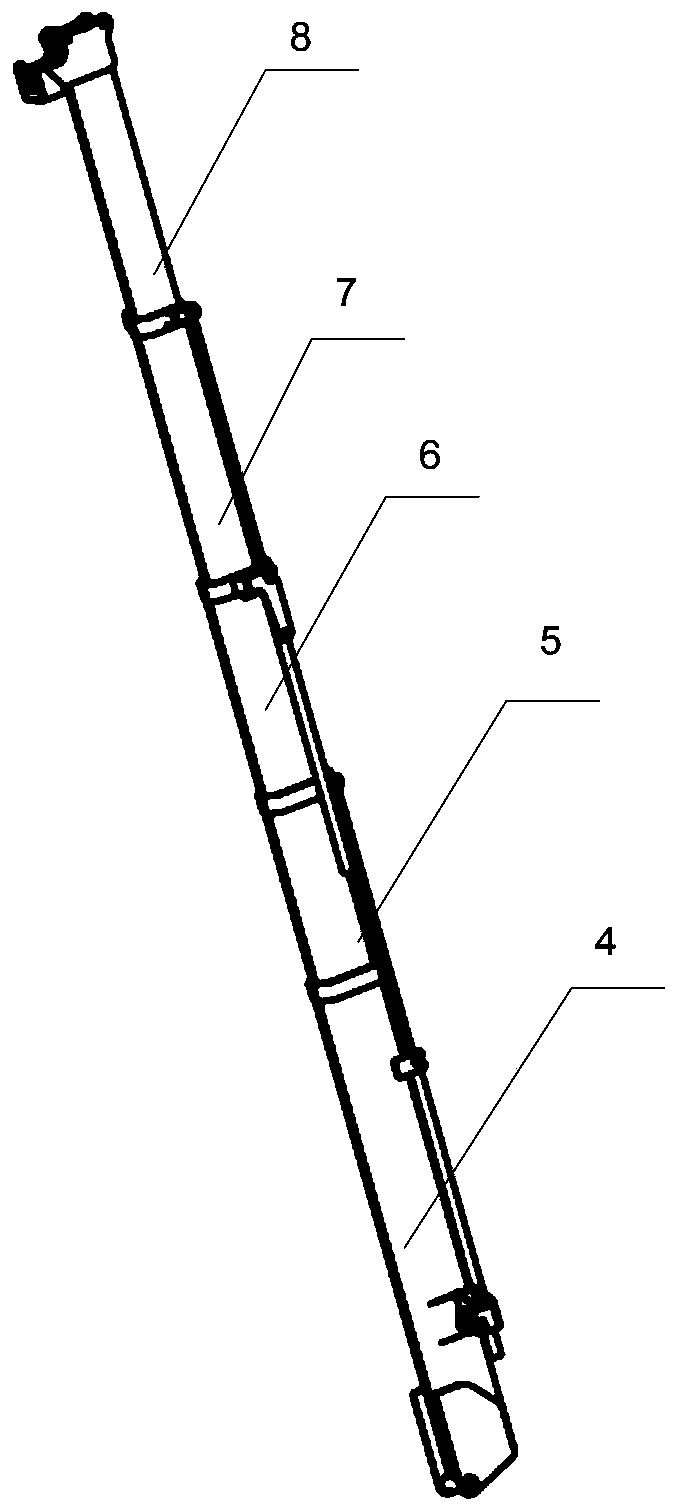 Novel fixed-wing unmanned aerial vehicle skyhook recovery mechanism and recovery method