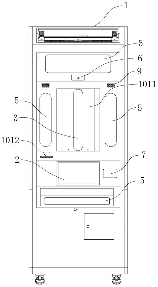 Touch-free intelligent self-service license photographing equipment and method