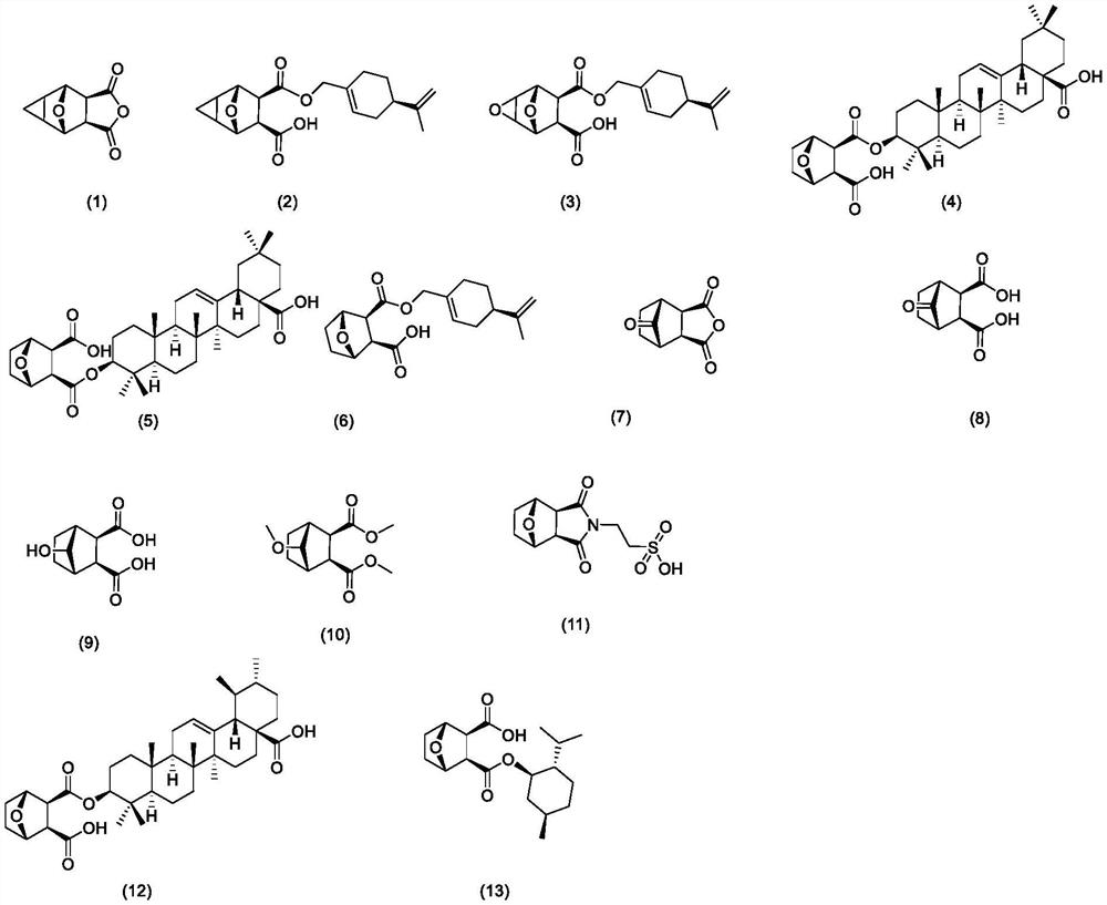 Cyclohexane dicarboxylic acid derivative with bridged ring, pharmaceutical composition comprising same, and application