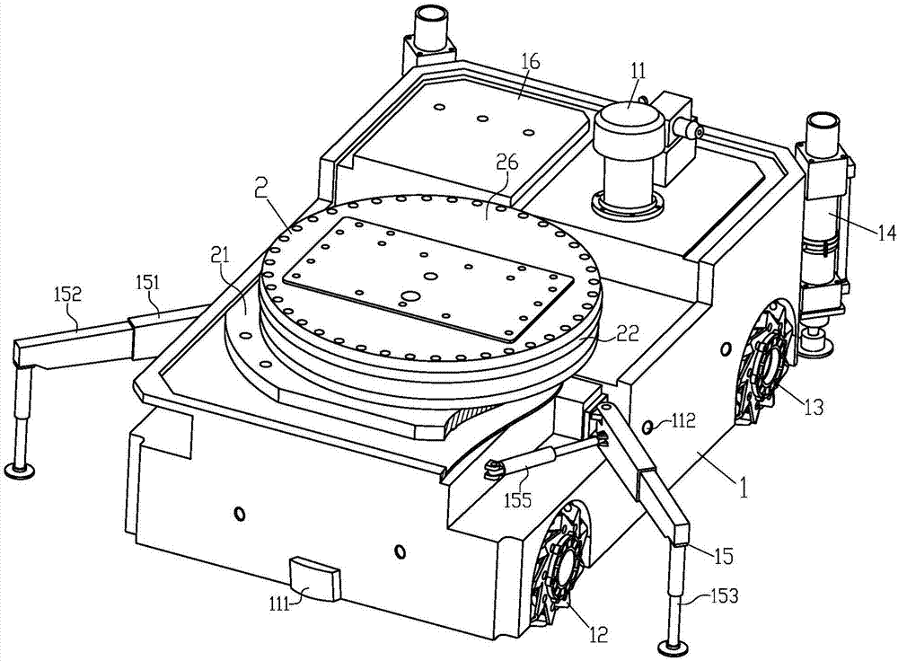 Series-parallel movable heavy load casting robot