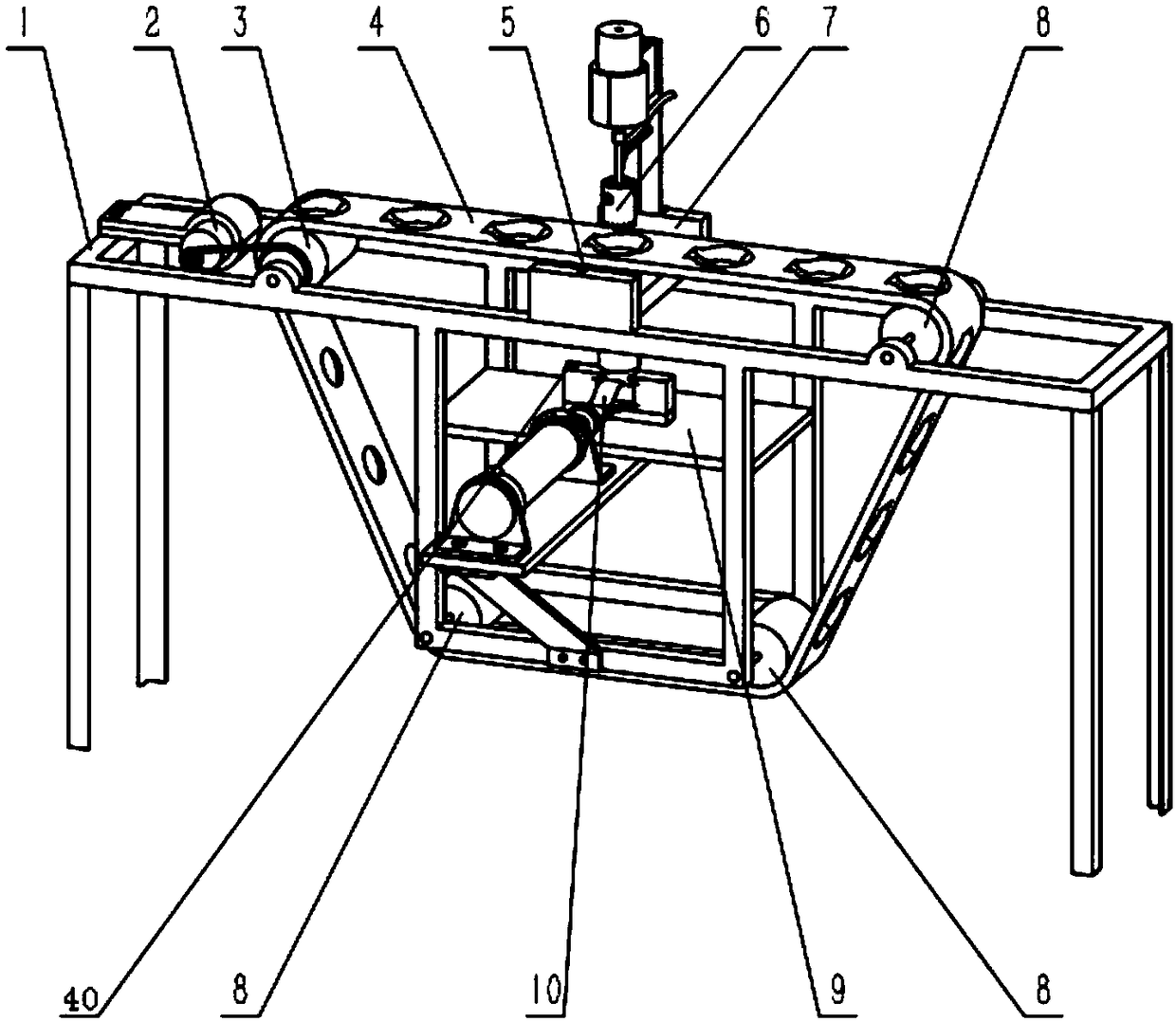 Two-stage scallop meat taking device