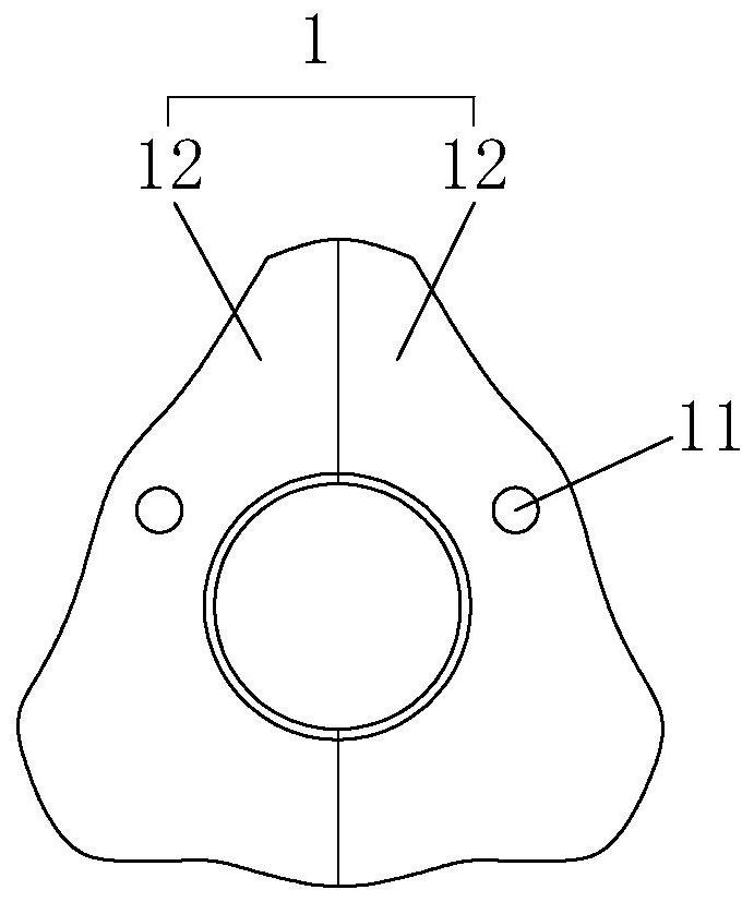 Insulator structure for power transmission and transformation project and installation method