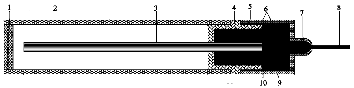 High-sensitivity electric field sensor formed by polyamine molecule modified carbon fibers