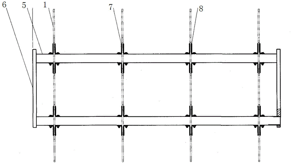 Air deflector director assembly tool set and application method thereof