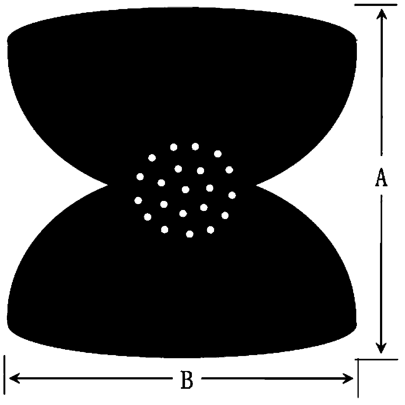 Breast implant support device based on periplast material and preparation method thereof