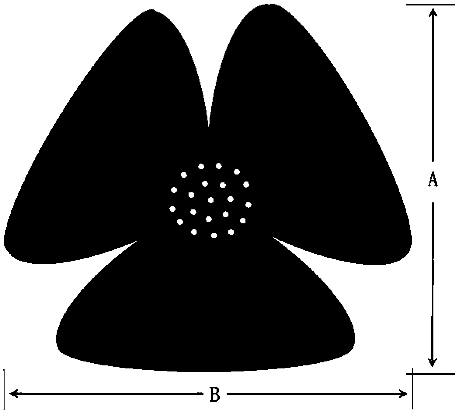 Breast implant support device based on periplast material and preparation method thereof