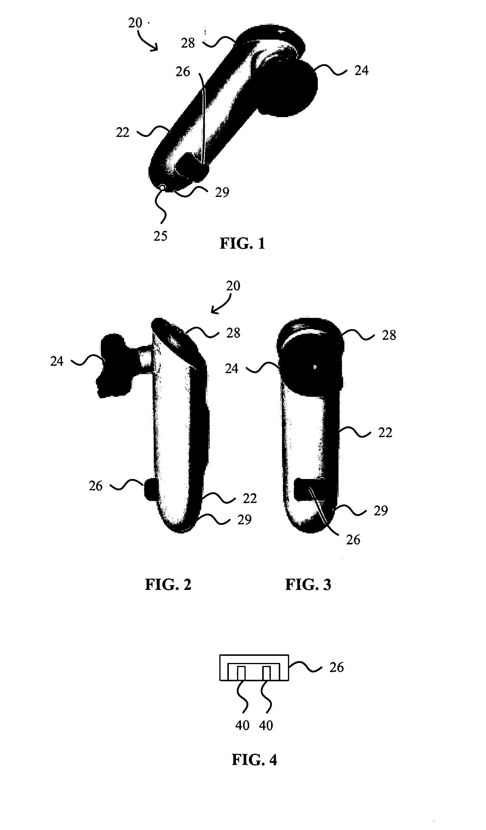 Cheek stabilizer for audio headset