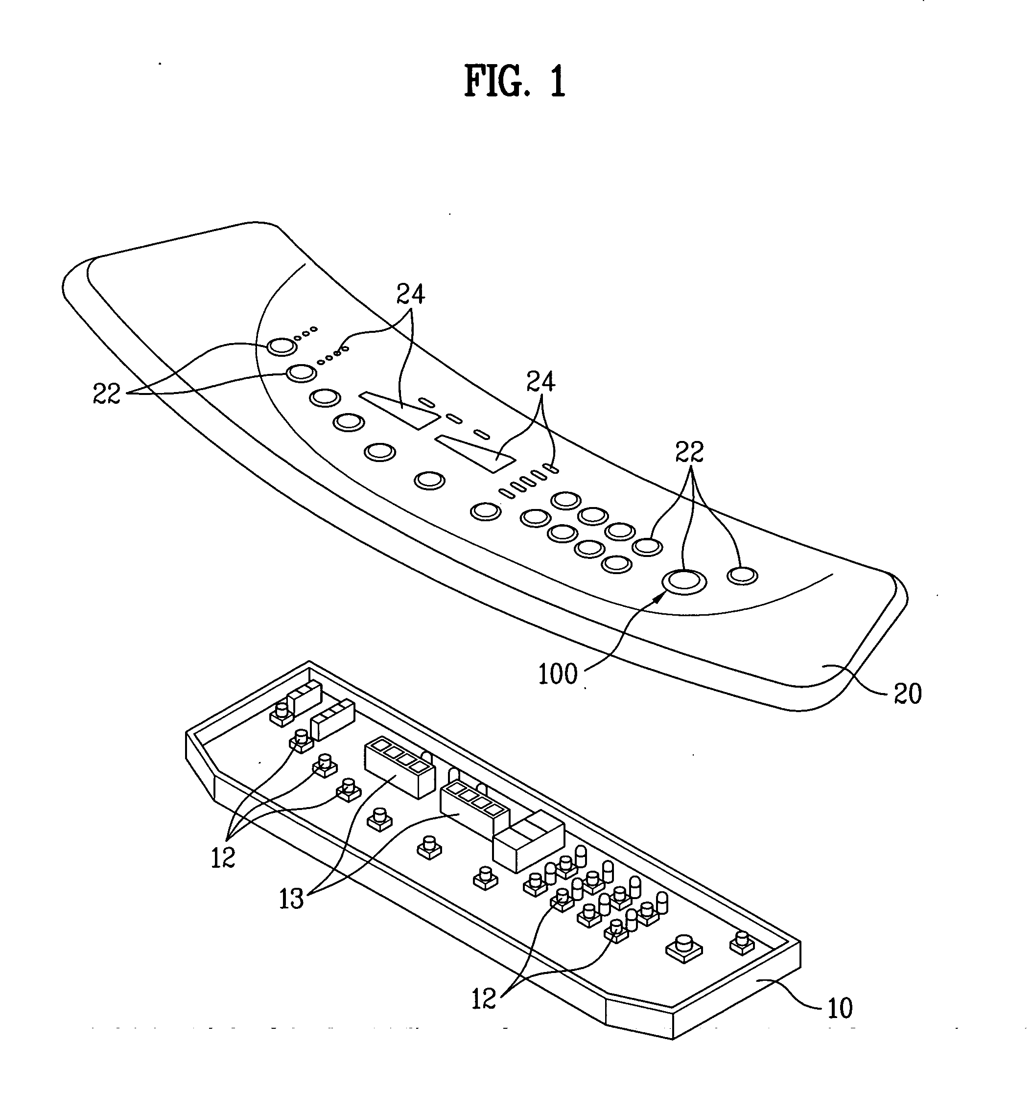 Button assembly for home appliance