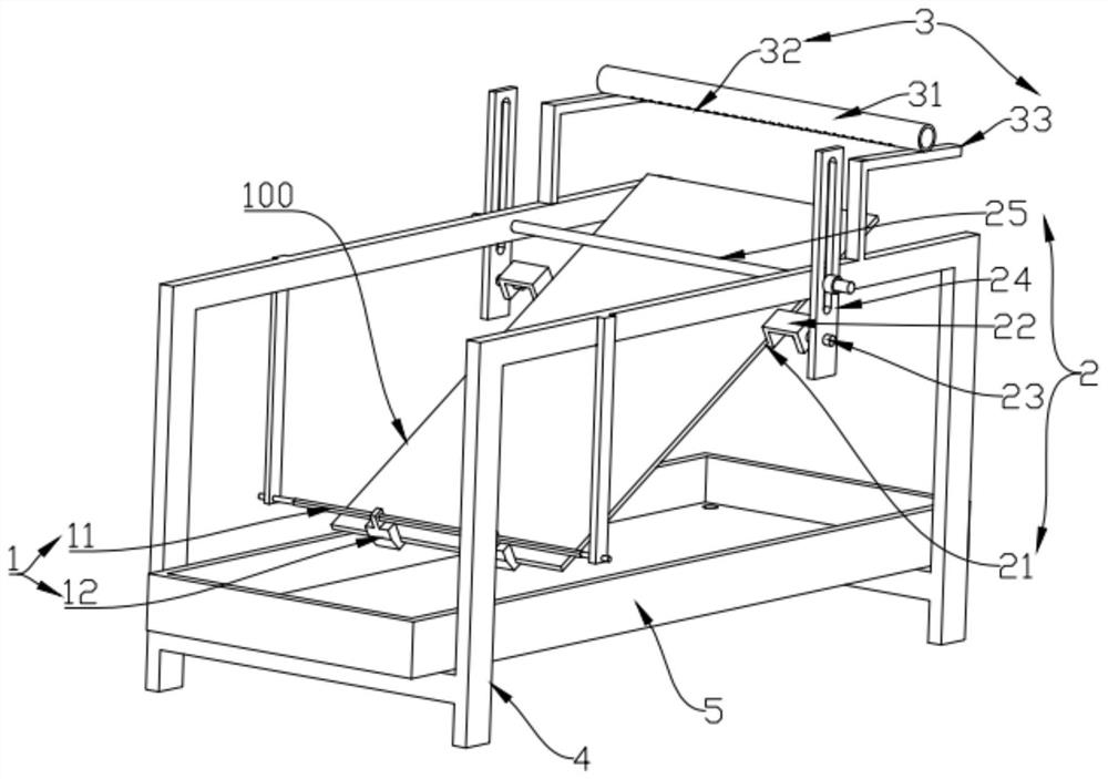 Liquid crystal glass substrate thinning etching equipment