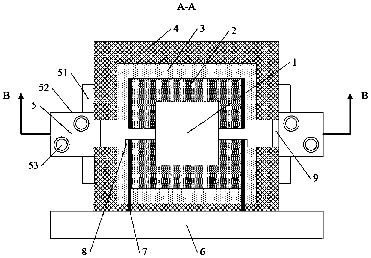 Integrated head device of SERF atom magnetometer