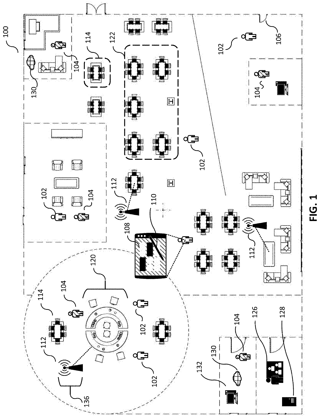 Patron service method utilizing near-field communication tag identifiers