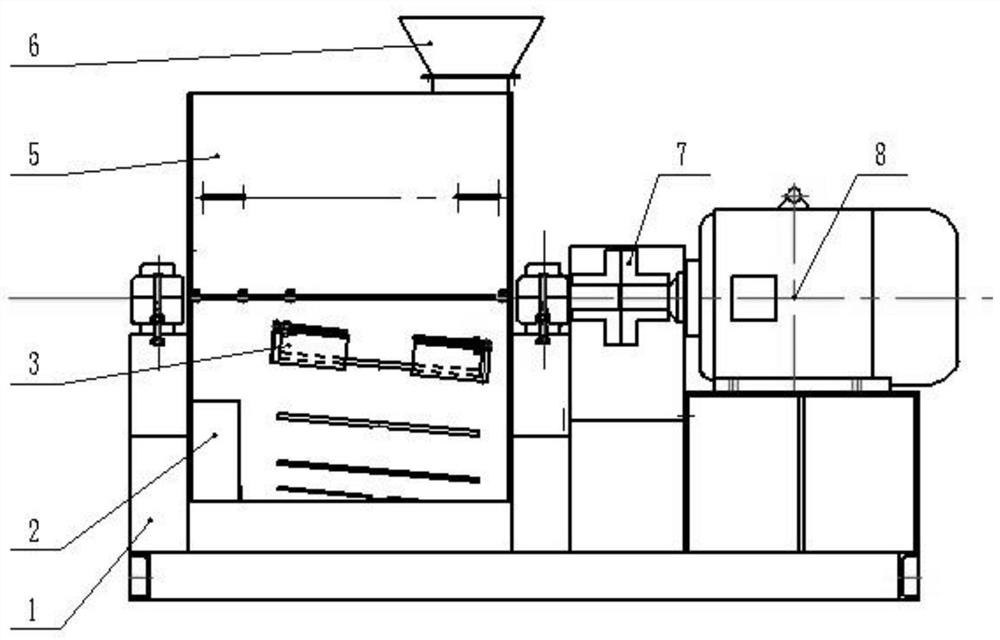 High-efficiency fresh and wet biomass crusher and fixed knife system