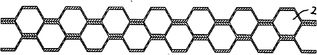 Stainless steel wave plate combined honeycomb inclined tube for water treatment and combined welding device