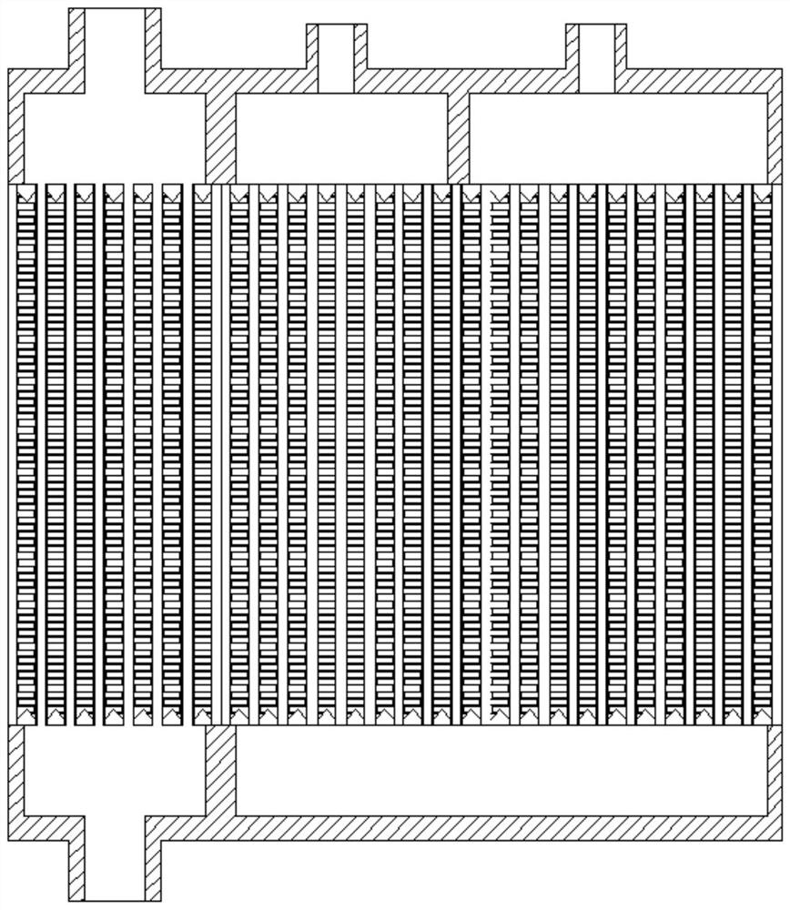 Oil-gas cooler and oil-gas cooler system of variable-frequency oil injection screw air compressor